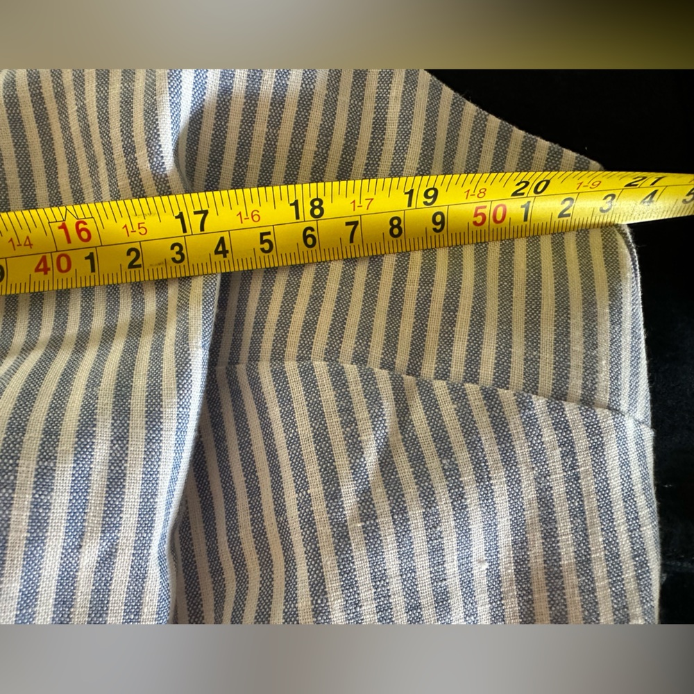 Talbots Blue and White Striped Midi Dress - Picture 6 of 10